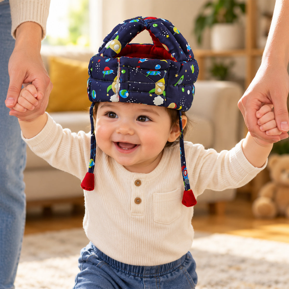Baby Safety Helmet – Soft Head Protection for Crawling & Walking
