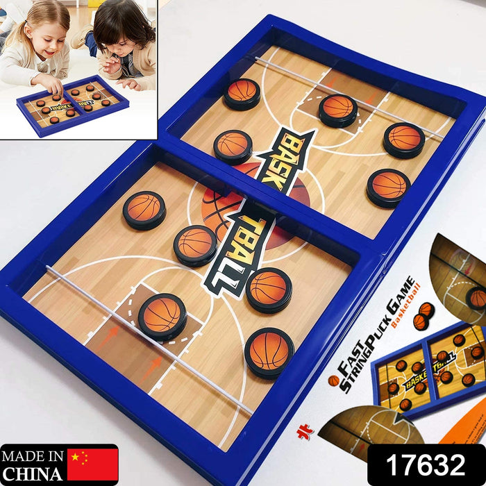 17632 Fast Sling Basketball Puck Game Paced Table Desktop Battle Ice Hockey Game for Adults and Kids Parent-Child Winner Board Games Interactive Toy, Desktop Table Game