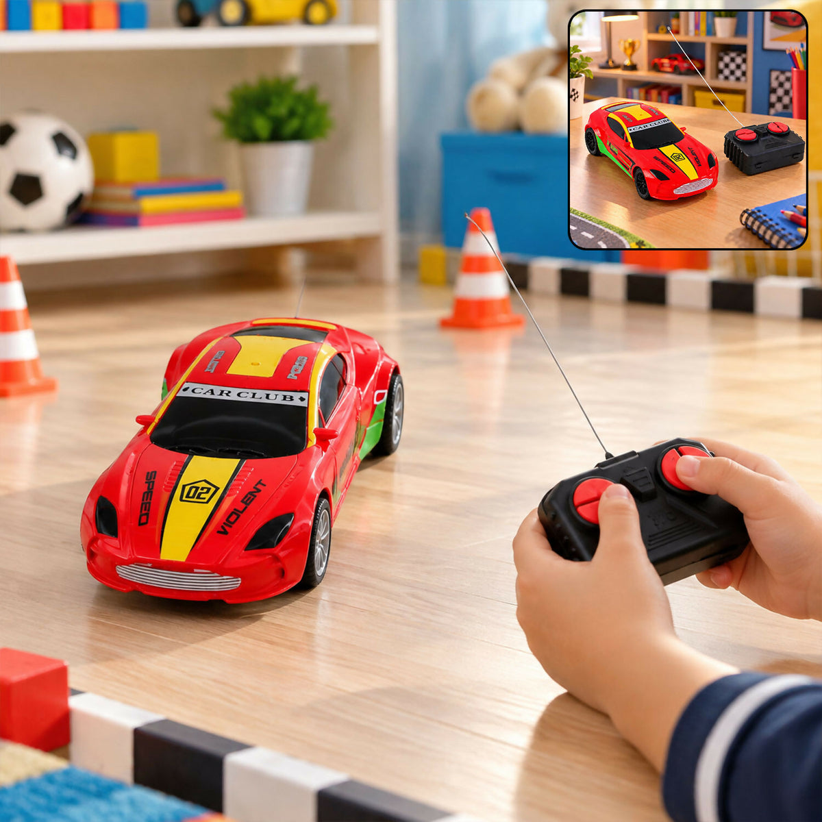 remote-controlled car