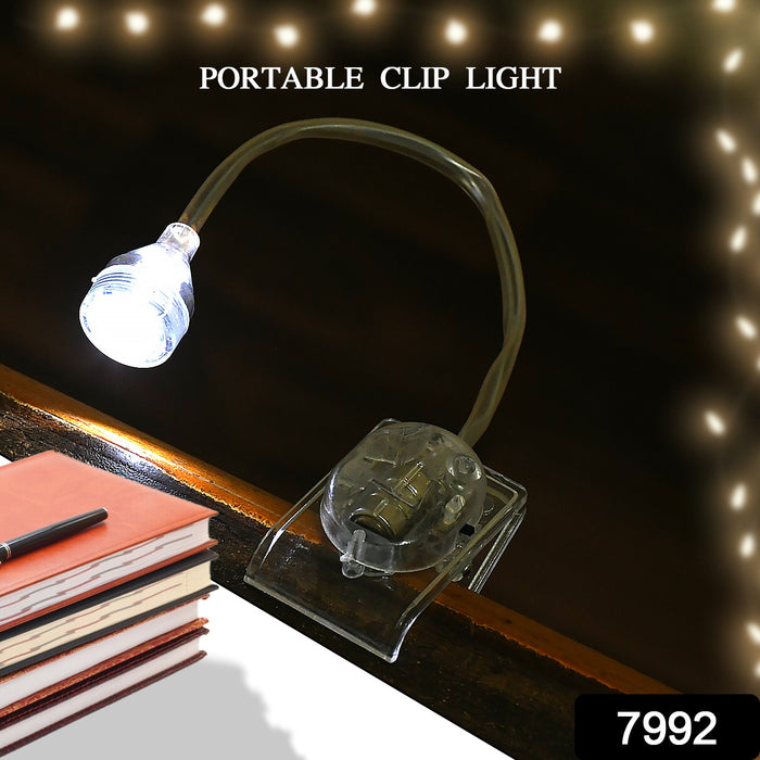 7992 Clip light Portable Clip Light Transparent Clip light Outdoor & indoor Use