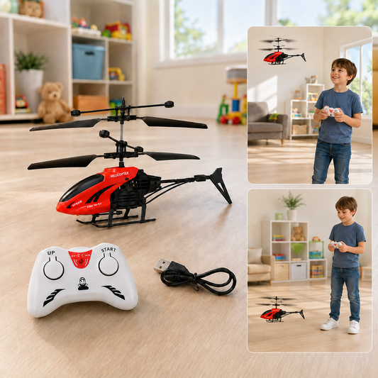 Remote Control Helicopter for Kids – USB Chargeable Toy | Spark Tots