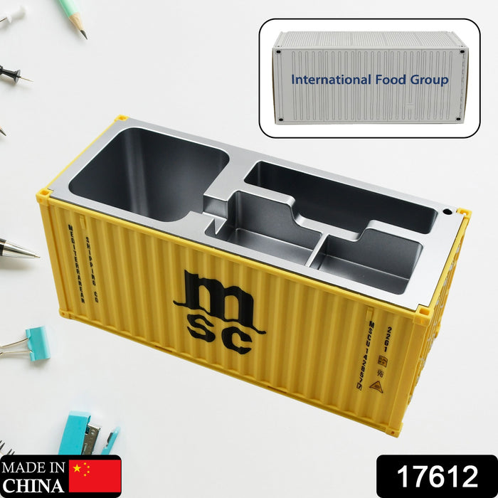 Shipping Container Pen Holder Shipping Container Model Pen Name Cardholder Simulated Container Model For Business Gift