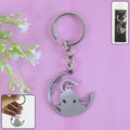 Jai Shri Ram Keychain – Hanuman Silhouette Metal Keyring