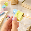 Toilet Pencil Sharpener – Fun Novelty with Eraser (2 Pc Set) | Writezo