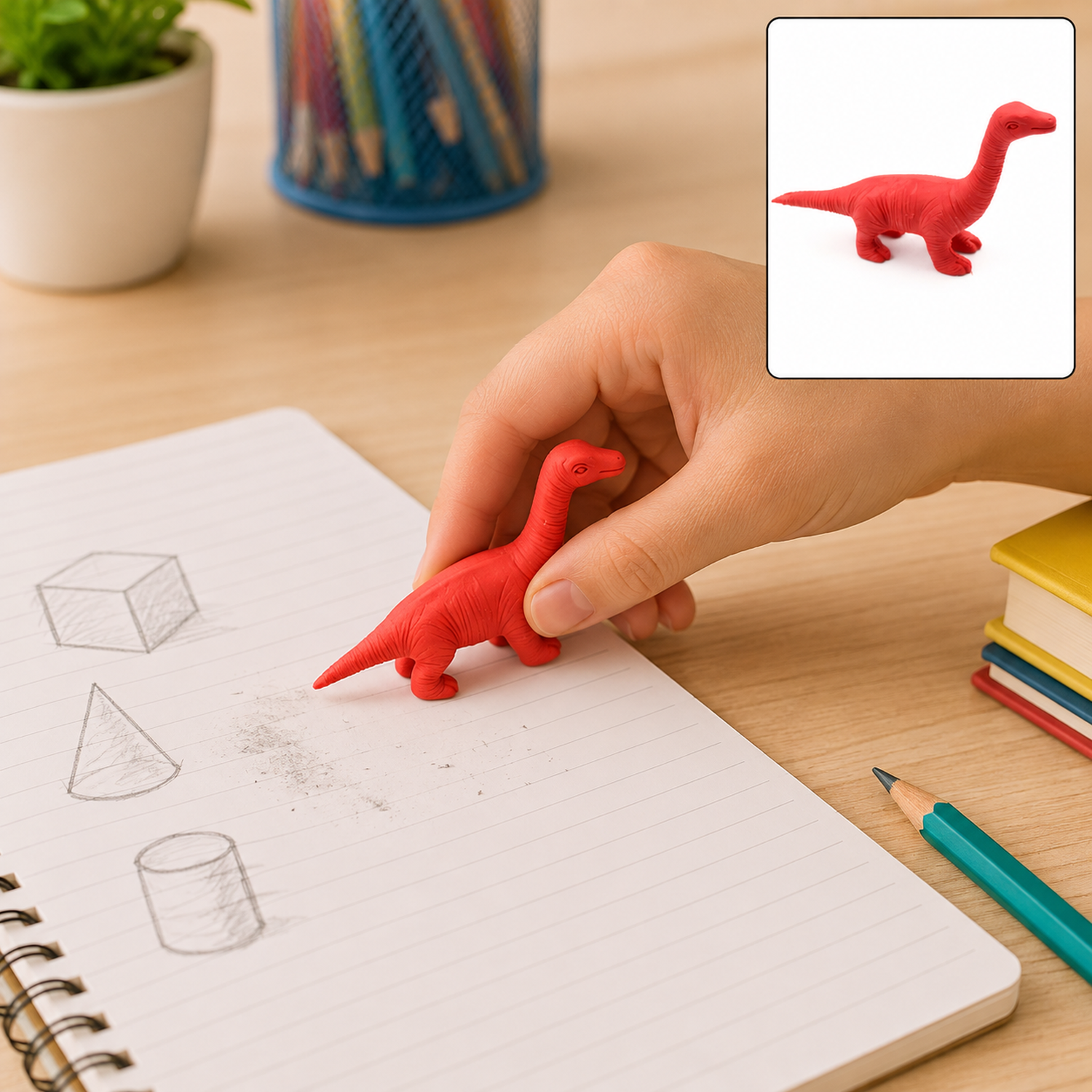 Dinosaur Erasers – 3D Puzzle & Desk Pet for Kids | ScribbleJoy