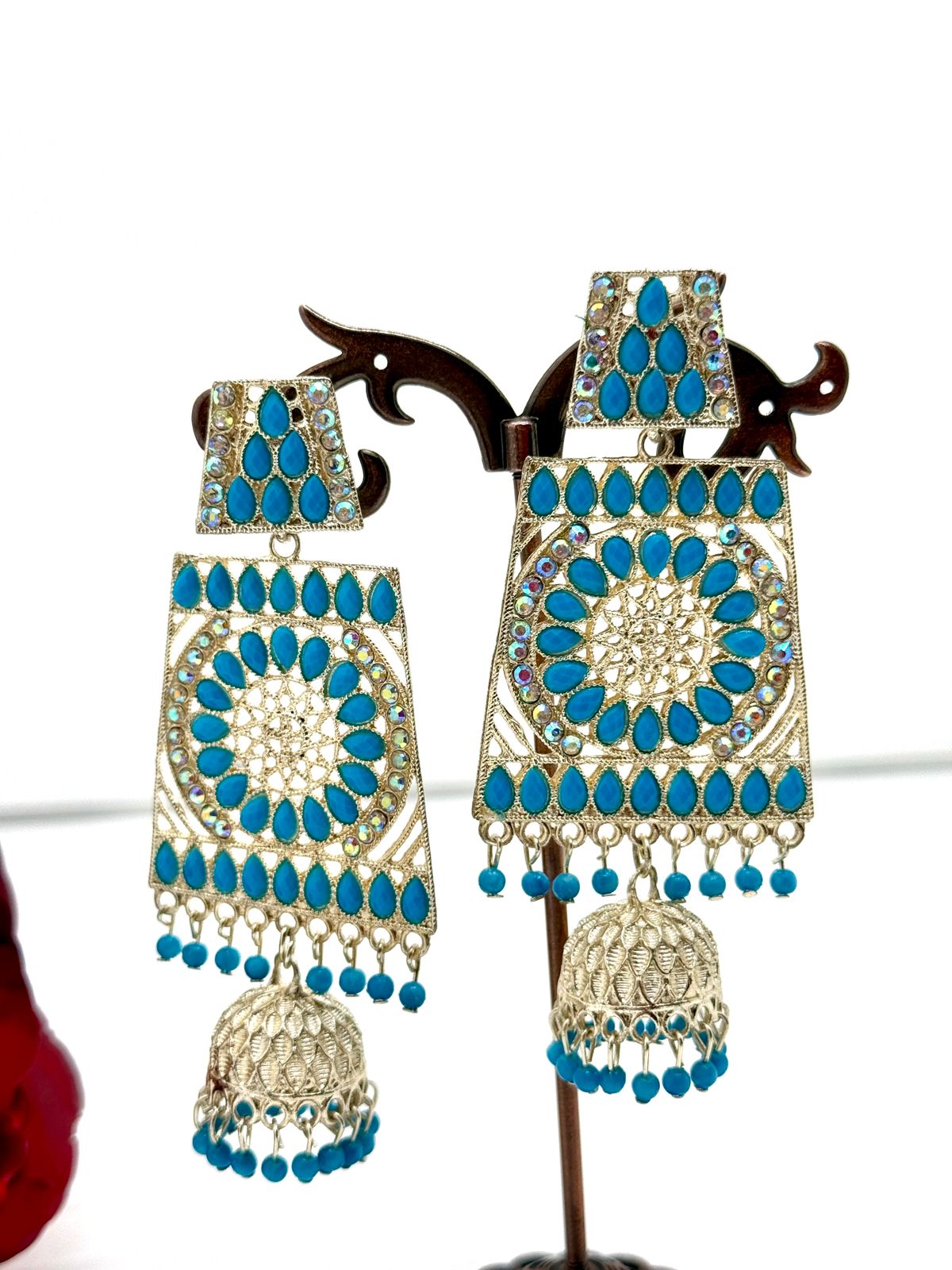 Square Chips Design | Jumka Collection Modern | Jhumka Earrings For Women Antique