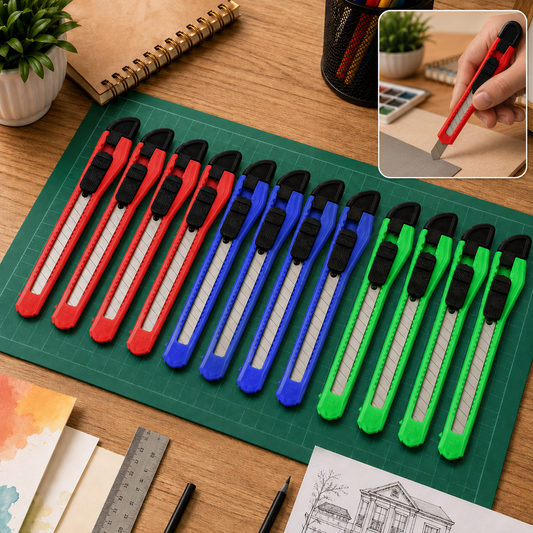 Paper Cutter Knife Set – Durable & Precise Cutting Tool for Office & Art