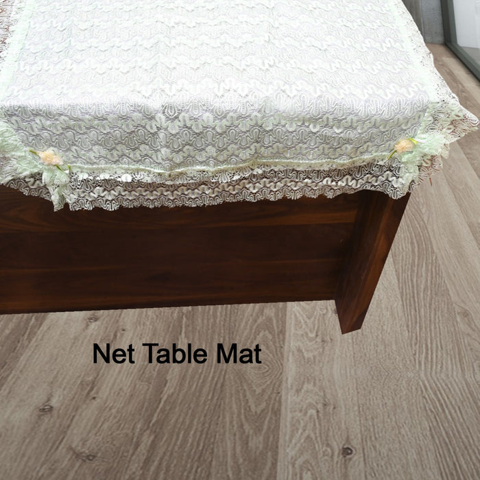 Home Decorative Luxurious Table Cloth Dust-proof Protective Cover Premium Designing Table Cloth (80 x 80 cm)