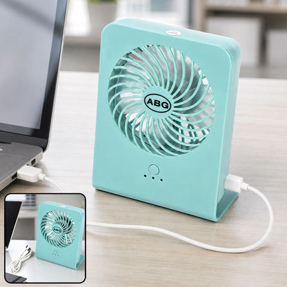 Portable Desk Fan – Quiet 3-Speed USB Power for Home & Office | VoltDesk