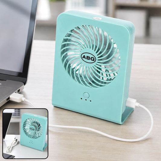 Portable Desk Fan – Quiet 3-Speed USB Power for Home & Office | VoltDesk