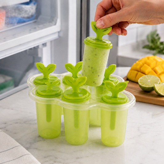 Ice Candy Maker – 6-Cavity BPA-Free Plastic Mold | Indo Glow