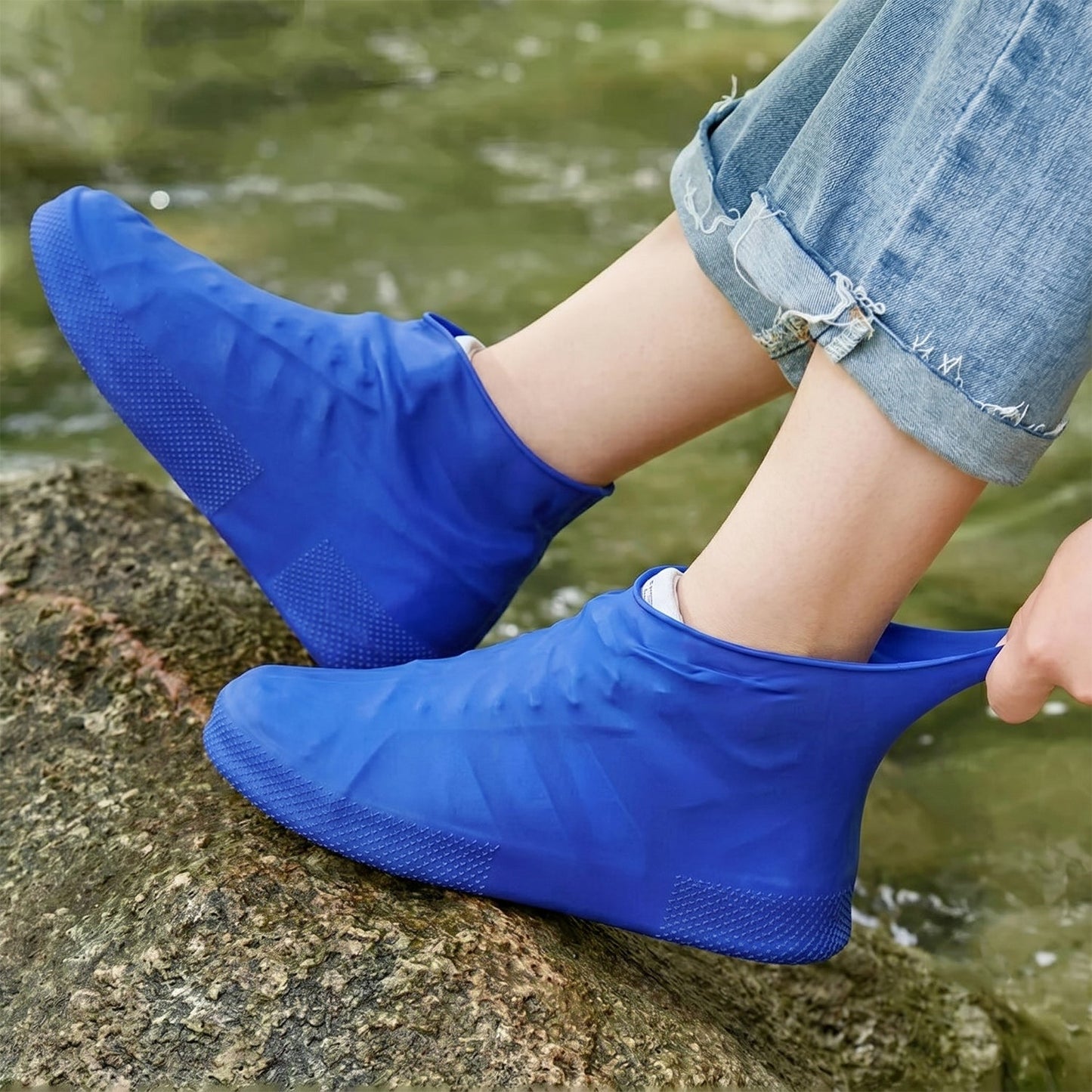4866 silicone waterproof shoe cover large live