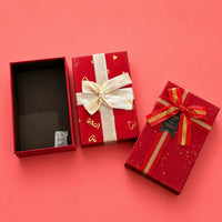Decorative Gift Box with Ribbon Bow for Jewellery, Watches & Small Gifts (Color may vary 1 PC)