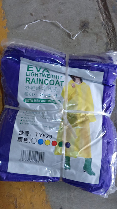 EVA Raincoat Protect Body Arms Legs, Waterproof Reusable Rain Poncho for Women Men Adult Kids Outdoor Traveling Eva Material Raincoat / Rain wear / Rain Suit for Outdoor Accessory (1pc)