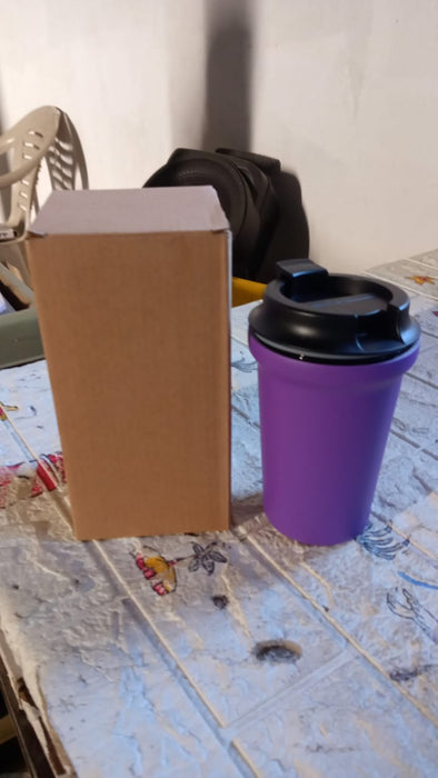 Stainless Steel Vacuum Insulated Coffee Cup (1 Pc) - Travel Mug, Leak Proof Lid