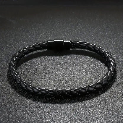 Braided Leather Wrap Bracelets