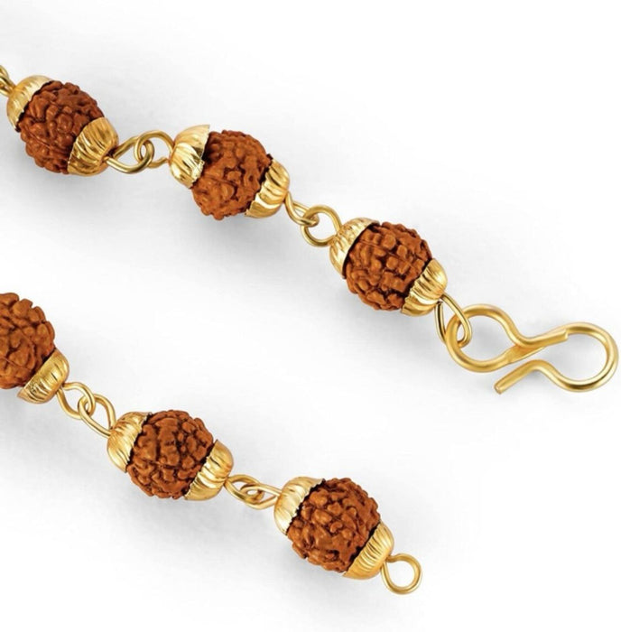 Men's Authentic Rudraksha Bracelet – Spiritual Healing & Protection