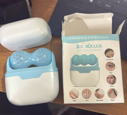 Ice Face Roller for Skin Care, Cooling Massager for Face, Neck & Body