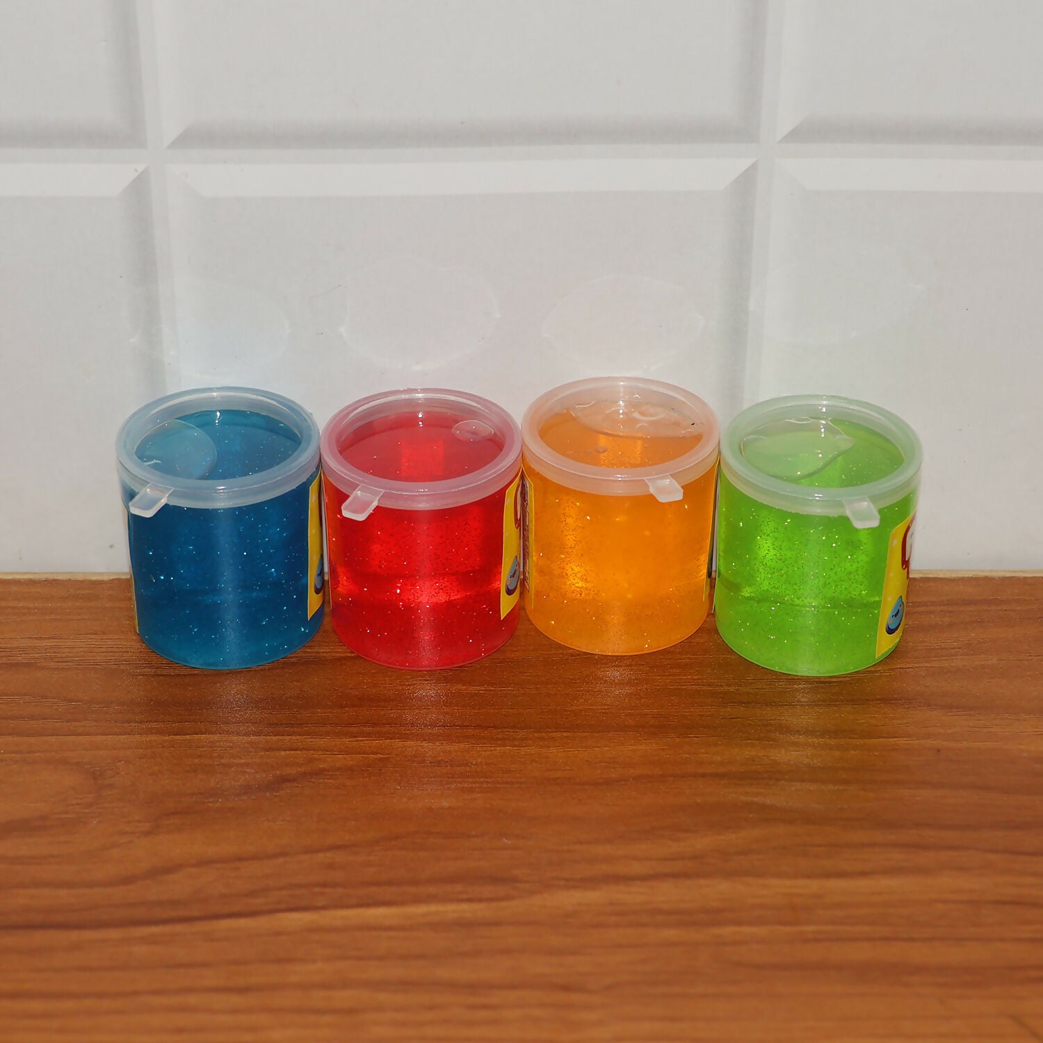 Khyati Frisky Glitter Slime, Stretchy, Shiny & Fun Sensory Play Gel (1Pc/Mix Colour, 40g)