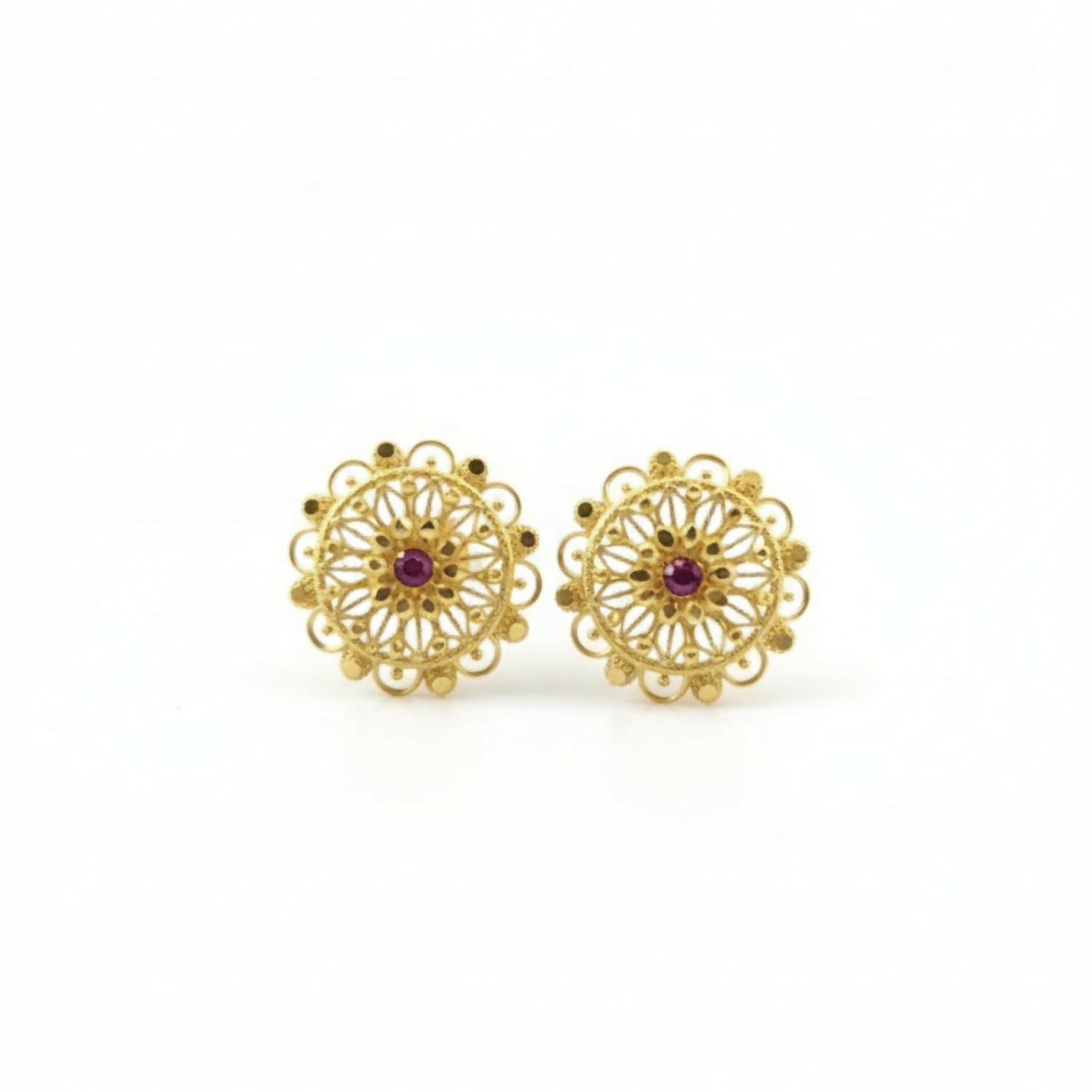 Party Wear Golden Jhumki | Elegant Ethnic Earrings for Girls