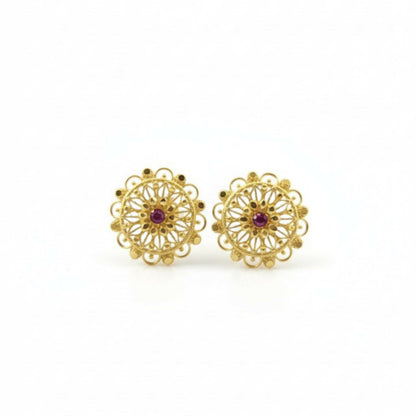 Party Wear Golden Jhumki | Elegant Ethnic Earrings for Girls