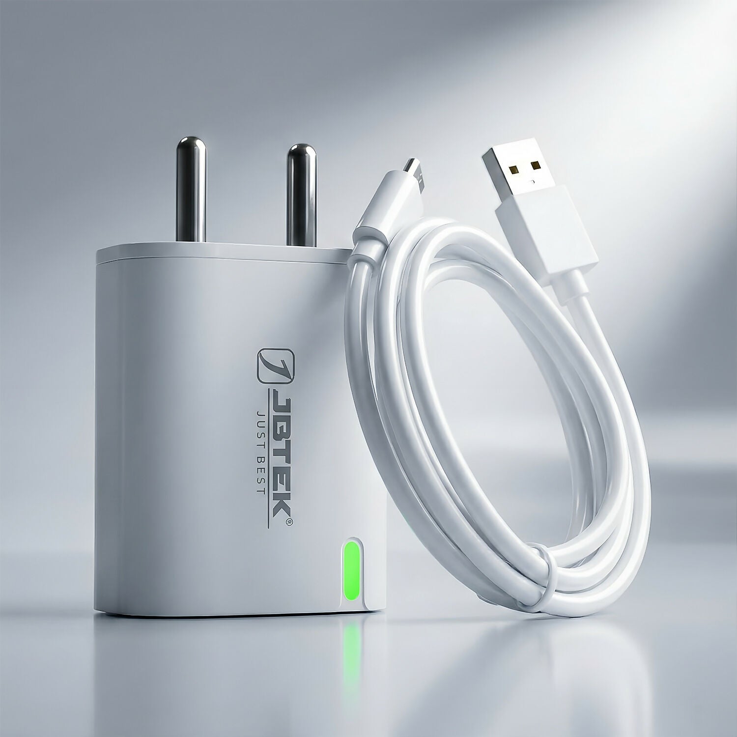 USB Fast 15W Charging Adapter with USB to Type C Cable for Smartphones