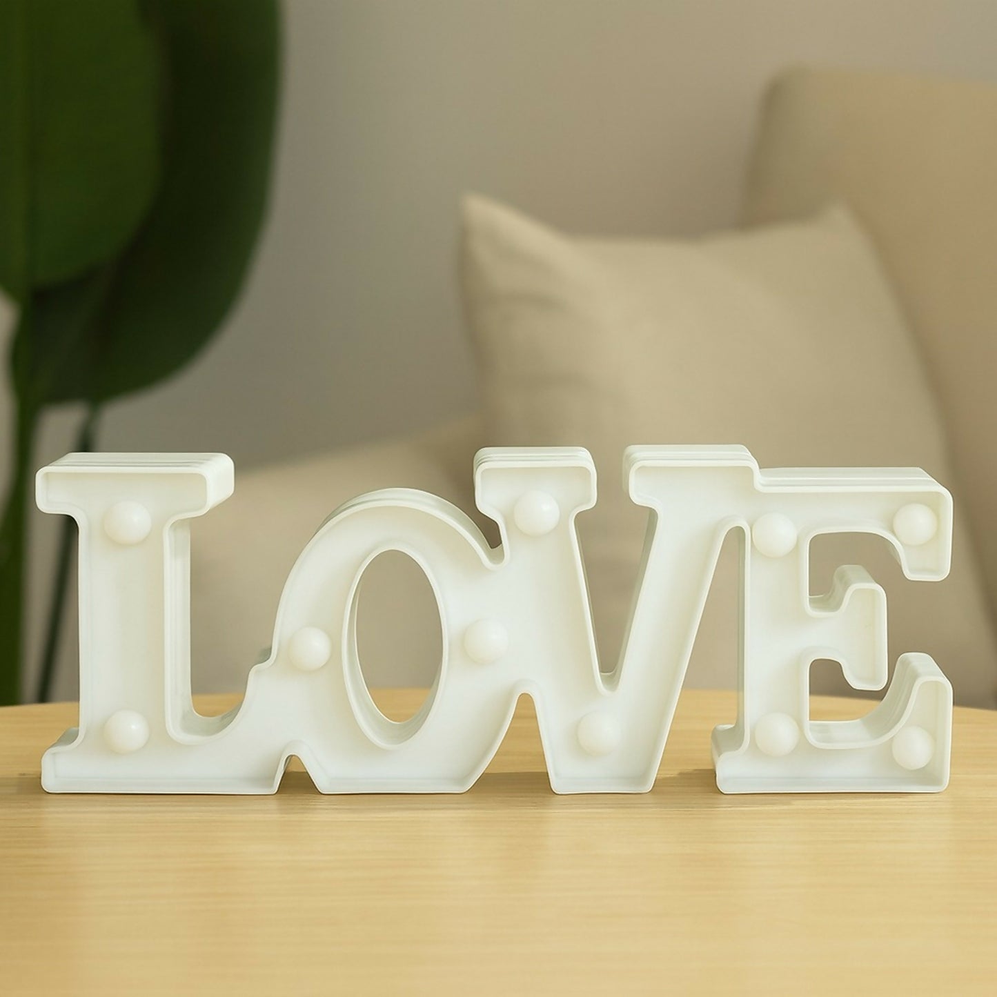 LOVE LED Marquee Letter Light Decorative Night Lamp for Home & Gifts