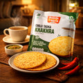 Naasta Baasta Chilli Tadka Khakhra – Spicy & Nutritious Snack for Crispy Munching