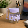 Glass Water Bottle – Silicone Sleeve & 300ml Capacity for Easy Hydration