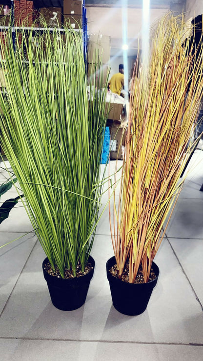 Artificial Decorative Grass Plant in Pot for Home & Office Décor
