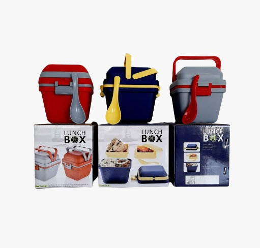 Customized Airtight Lunch Box with Handle & Push Lock Personalized Luncgh box