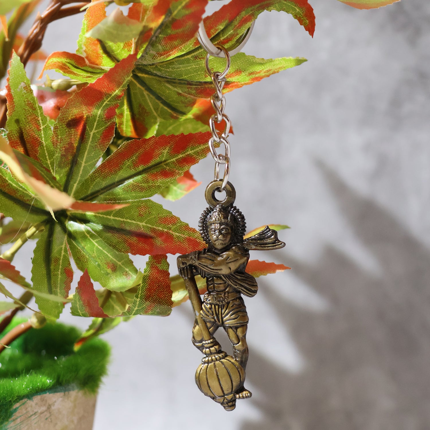 Hanuman Metal Keychain Set (2 Pc Mix Design)