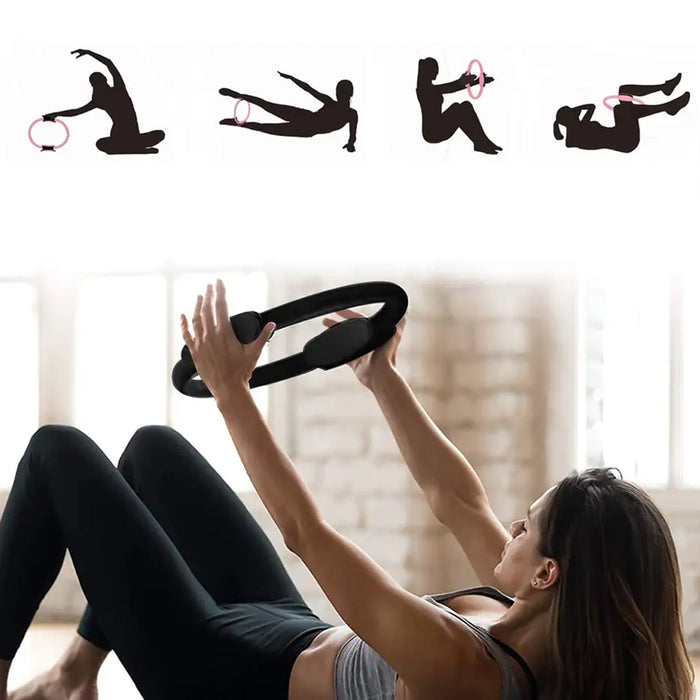 6714 Fitness Ring Workout Yoga Ring Circle Pilates for Woman Fitness C ...