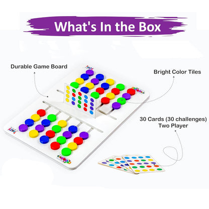 Truzo Color Matching Puzzle Game – Fast-Paced Pattern Recognition Board Game for Kids & Family