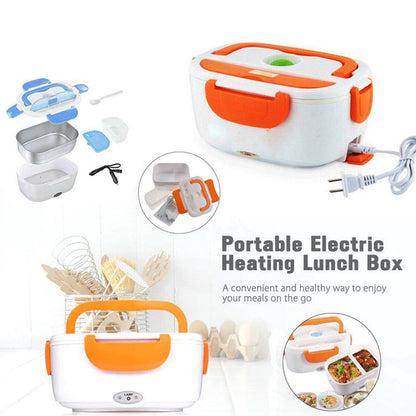 Electric tiffin lunch box with detachable container