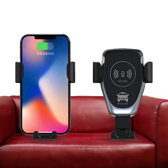 Car Phone Holder Wireless Car Charger 10W Qi Fast Charging Car Charger Gravity Auto Clamping 360Â° Rotation Air Vent Car Mount Holder