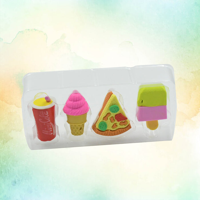 Fun Erasers for Kids! Mix & Match: Food & Drink Erasers (Set of 1)