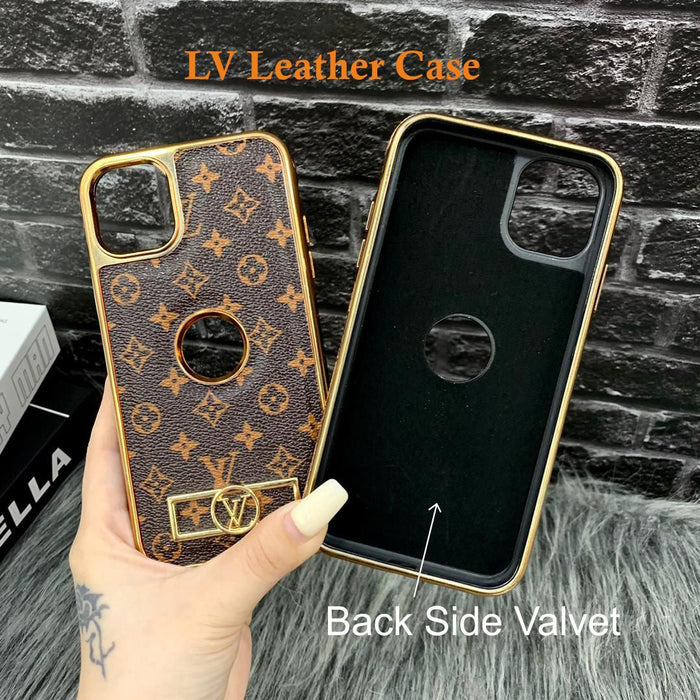 Aesthetic Leather Design Hard Case For Samsung
