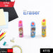 Set of lipstick-style non-toxic erasers