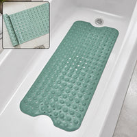 Anti Slip Bath Mat 100x40 Cm with Suction Cups for Bathroom (1 Pc)