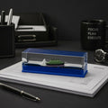 Large Ship Liquid Motion Paper Weight – Unique Desk Decor & Functionality