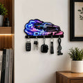 Drift Car Key Holder – Stylish & Durable Wall Organizer