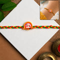Kids Rakhi – Fun Multicolor Thread with Pizza Charm for Brother