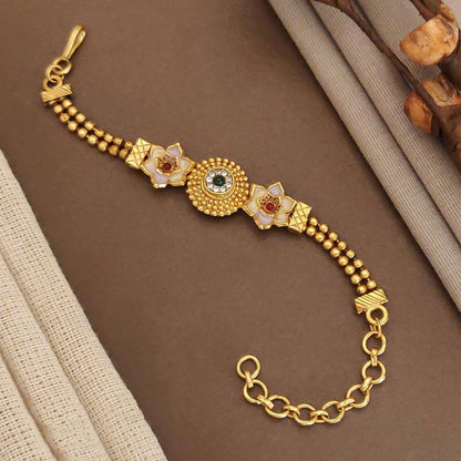 Fancy Gold Unique Bracelet For Women