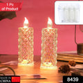 LED Rose Candle – Flameless Acrylic Decorative Lights | Giftoiza