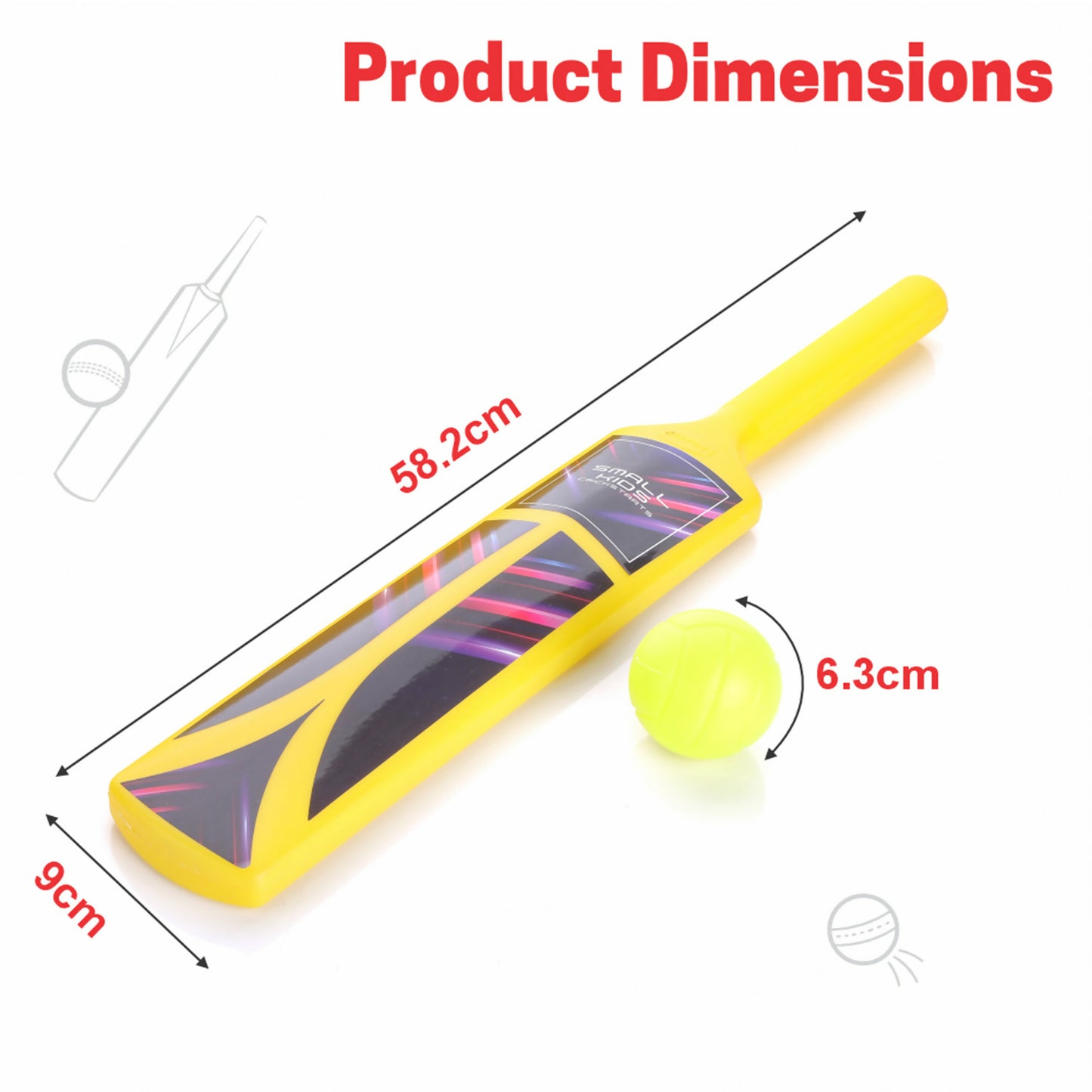 Kids playing cricket outdoors with Aditi cricket kit