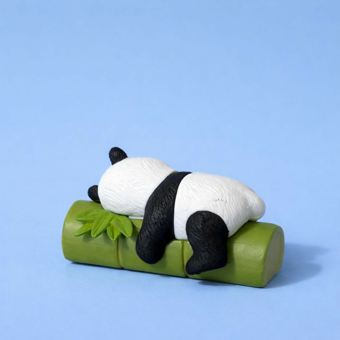 Sleeping Panda poly-resin Bamboo Showpiece | Cute Mini Decorative Figurine