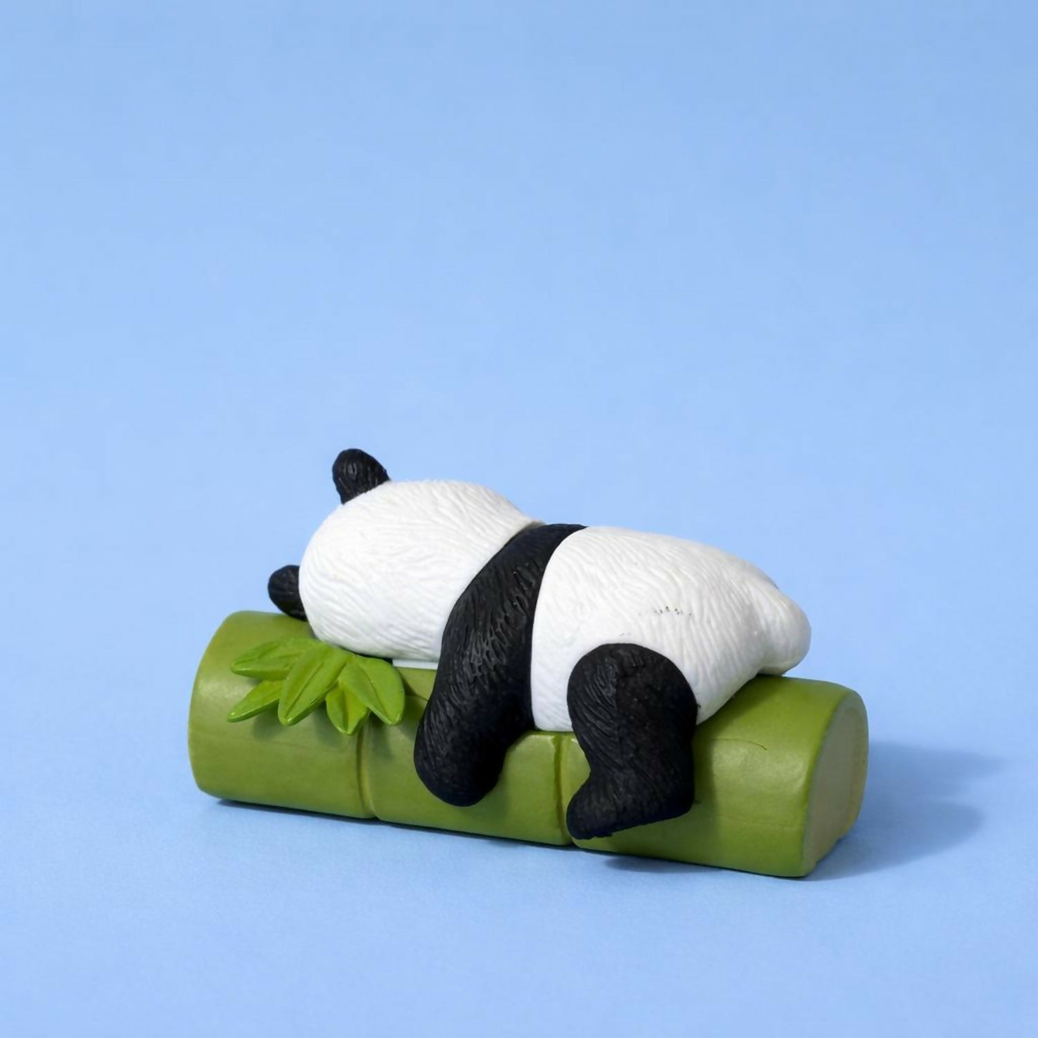 Sleeping Panda poly-resin Bamboo Showpiece | Cute Mini Decorative Figurine