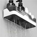 Adhesive Storage Rack – Wall Mounted Plastic Shelf Organizer