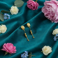 Gold-Plated Jhumka Earrings – Elegant Traditional Jewelry for Women